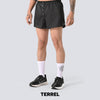 Terrel Sportswear - Running Heavy Logo Short MoR Men | Celana Olahraga Pendek Pria Running Gym Dry Fit Mechanical Stretch