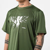 Terrel sporttswear Tee Run Against The Routine MoR Green