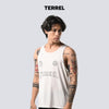 Terrel sportswear Tank Top Terrel Voltage Logo MoR White