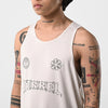 Terrel sportswear Tank Top Terrel Voltage Logo MoR White