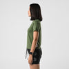 Terrel sportswear Tee Metallic Logo MoR Green Women