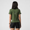 Terrel sportswear Tee Metallic Logo MoR Green Women