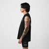 Terrel sportswear Sleeve Less Run To Pursue MoR Black