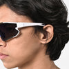 Terrel sportswear Sunglasses Polarized Lens With Logo Terrel White Frame MoR