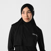 Terrel basic hijab outer sport black bergo instant