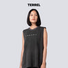 Terrel Sportswear Adapt Break Through Muscle Tee Black Wash Women