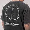 Terrel Sportswear Adapt Rise Form Tee Black Wash Man
