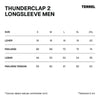 Terrel Sportswear - Thunderclap System Flow Longsleeve Black Running Men | Smart Temp Quick Dry Reflective Lightweight