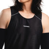 Terrel Sportswear - Thunderclap Singlet Diamond Structure Black Running Men | Smart Temp Quick Dry Reflective Lightweight