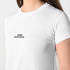 Terrel sportswear basic tee small logo white women kaos olah raga dry fit lari running gym wanita