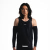 Terrel Sportswear - Thunderclap Singlet Diamond Structure Black Running Men | Smart Temp Quick Dry Reflective Lightweight