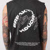 Terrel Sportswear Adapt Break Through Muscle Tee Black Wash Man