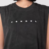 Terrel Sportswear Adapt Break Through Muscle Tee Black Wash Women