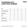 Terrel Sportswear - Thunderclap Thundervolt Long Tights Black Running Women | Smart Temp 5 Pocket Compression