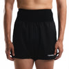 Terrel Sportswear - Thunderclap Stormline Belt Shorts Black Running | Dry Fit Stretch Lightweight