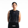 Terrel Sportswear - Thunderclap Muscle Tee Line Form Black Running Women | Smart Temp Quick Dry Reflective Lightweight