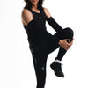 Terrel Sportswear - Thunderclap Thunderline Long Tights Black Running Men | Smart Temp 5 Pocket Compression