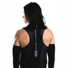 Terrel Sportswear - Thunderclap Singlet Diamond Structure Black Running Men | Smart Temp Quick Dry Reflective Lightweight