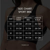 Terrel sportswear gym series women sport bra black baju olah raga wanita yoga running sport