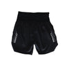 Terrel Sportswear - Thunderclap Stormline Belt Shorts Black Running | Dry Fit Stretch Lightweight