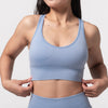 Terrel sportswear gym series women sport bra baby blue baju olah raga wanita yoga running sport