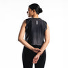 Terrel Sportswear - Thunderclap Muscle Tee Line Form Black Running Women | Smart Temp Quick Dry Reflective Lightweight