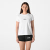 Terrel sportswear basic tee small logo white women kaos olah raga dry fit lari running gym wanita
