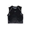 Terrel Sportswear - Thunderclap Muscle Tee Line Form Black Running Women | Smart Temp Quick Dry Reflective Lightweight