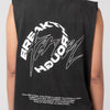 Terrel Sportswear Adapt Break Through Muscle Tee Black Wash Women