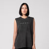 Terrel Sportswear Adapt Break Through Muscle Tee Black Wash Women