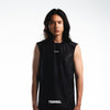 Terrel Sportswear - Thunderclap Muscle Tee Rain Motion Black Running Men | Smart Temp Quick Dry Reflective Lightweight