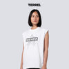 Terrel Sportswear Adapt Reign Muscle Tee White Women
