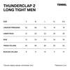 Terrel Sportswear - Thunderclap Thunderline Long Tights Black Running Men | Smart Temp 5 Pocket Compression