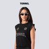 Terrel sportswear MoR Crop Cotton Voltage Logo Women