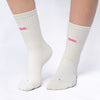 Terrel sportswear Basic Socks Broken White Pink