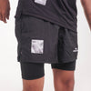 Terrel Celana Lari Dashing Running 2 in 1 Short Black Running Series