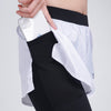 Terrel sportswear Compression Short Active Celana White Women olahraga panjang gym running lari wanita