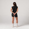 Terrel sportswear MoR Crop Cotton Metallic Logo Women