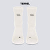 Terrel sportswear Basic Socks Broken White Black