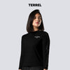 Terrel sportswear Long Sleeve MoR Spray Logo Black Women
