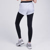 Terrel sportswear Compression Short Active Celana White Women olahraga panjang gym running lari wanita