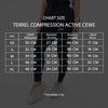 Terrel sportswear Compression Short Active Celana White Women olahraga panjang gym running lari wanita