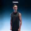 Terrel Thunderclap Storm Wave Sleeve Less Men