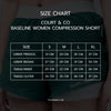 Terrel x Wallts Court & Co Baseline Women Compression Short Padel Series