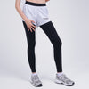 Terrel sportswear Compression Short Active Celana White Women olahraga panjang gym running lari wanita