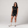Terrel sportswear MoR Crop Cotton Voltage Logo Women