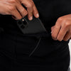 Terrel Sportswear Running Belt Running Multifunction 3 Pocket MoR Black