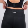 Terrel Legging Flare Black Celana Olahraga Wanita Panjang Yoga Pilates
