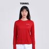 Terrel Sportswear - Basic Long Sleeve Women Running Gym Yoga | Kaos Olahraga Wanita Dry Fit Quick Dry Lightweight Thumbhole Polyester