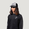 Terrel Sportswear I Exist Hat Grey Black Topi Running Breathable Mesh